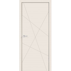 Дверное полотно Эмаль SCANDI S цвет Слоновая кость