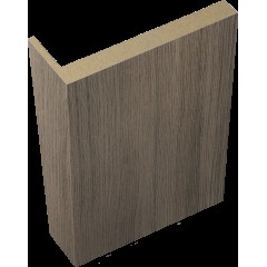 Наличник телескопический L 8мм Экошпон цвет Дуб серый 70х25х2440
