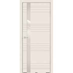 Деверь межкомнатная Эмаль SCANDI N Z1 цвет Слоновая кость стекло Лакобель слоновая кость