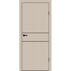 Дверное полотно EMALUX TECHNO BLACK H2 цвет Кварцит