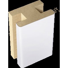 Профиль стыковочный добор-добор Эмаль цвет Светло-серый 40х24х2400