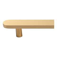 Мебельная ручка mod. 0074 256 306*19*26mm МАТОВАЯ ЛАТУНЬ