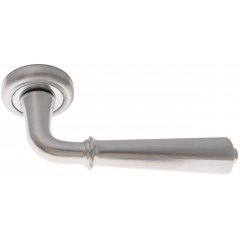 Дверная ручка на розетке 424V Denver Матовый хром/хром