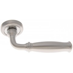 Дверная ручка на розетке 266V Isabel Матовый хром/хром