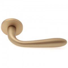 Дверная ручка на круглой розетке 115 R GOCCIA МАТОВОЕ ЗОЛОТО (50PVC)