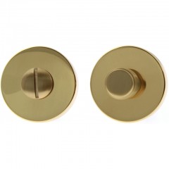 Дверная накладка сантехническая VIVA NS33 Матовая латунь/латунь (FIXA)