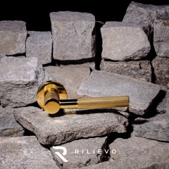 Дверная ручка 336 LEXI ПОЛИРОВАННАЯ ЛАТУНЬ (FIXA)