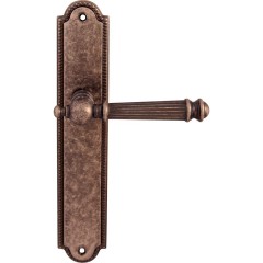 Дверная ручка на планке 102/458 Pass Veronica Античная бронза