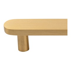 Мебельная ручка mod. 0074 160 192*19*28mm МАТОВАЯ ЛАТУНЬ