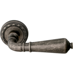 Дверная ручка на розетке 130D Antik Античное серебро