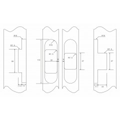 CORONA Скрытая петля CR2.0 CP ПОЛИРОВАННЫЙ ХРОМ
