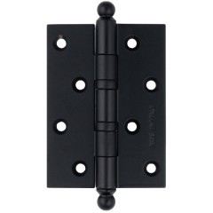 Петля дверная универсальная латунная 5110 102x76x3 мм черный матовый F22