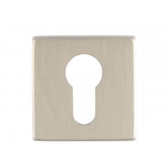 Накладка под цилиндр квадратная Slim CYL-11 матовый никель F20 Накладка под цилиндр квадратная Slim CYL-11 матовый никель F20