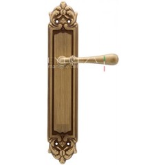 Дверная ручка EVA (Эва) 319 на планке PL02 матовая бронза F03