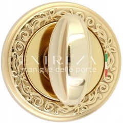 Фиксатор поворотный WC R06 полированная латунь F01