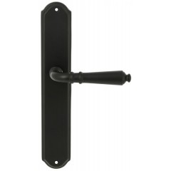 Дверная ручка PETRA (Петра) 304 на планке PL01 черный матовый F22