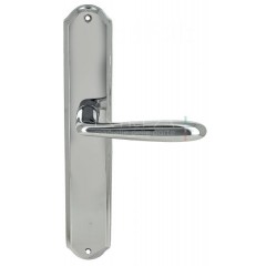 Дверная ручка VIGO (Виго) 324 на планке PL01 полированный хром F04
