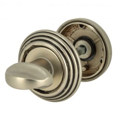 Фиксатор поворотный WC R05 старинное серебро мат. + черный F64