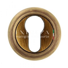 Накладка дверная под цилиндр CYL R01 матовая бронза F03