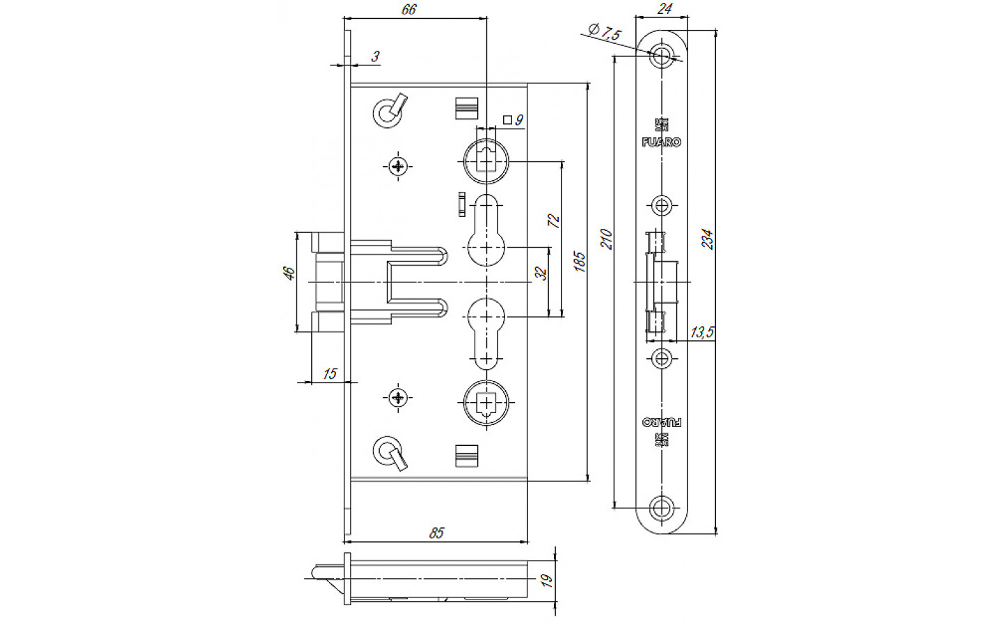 Замок противопожарный размеры. Замок врезной Fuaro FL-0434. Замок Fuaro FL-0432 для противопожарных дверей. Замок Fuaro FL-0433 Anti-Panic. Замок противопожарный Фуаро 0432.