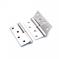 Петля стальная РЕНЦ, 100*75*2.5 без колпачка, с обв, левая, хром блестящий Петля стальная РЕНЦ, 100*75*2.5 без колпачка, с обв, левая, хром блестящий