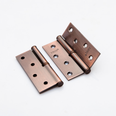 Петля стальная РЕНЦ, 100*75*2.5 без колпачка, с обв, левая, медь античная Петля стальная РЕНЦ, 100*75*2.5 без колпачка, с обв, левая, медь античная