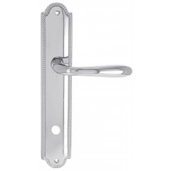 Дверная ручка ALDO (Альдо) 331 на планке PL03 полированный хром F04 сантехническая завертка WC