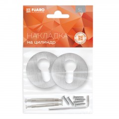 Накладка на цилиндр ET.R.SLR52 SSC-16 сатинированный хром Накладка на цилиндр ET.R.SLR52 SSC-16 сатинированный хром