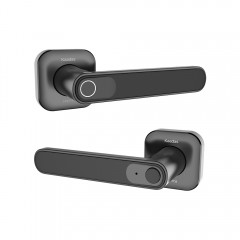 Замок-ручка электронный Kaadas LH01 с отпечатком пальца, черный Замок-ручка электронный Kaadas LH01 с отпечатком пальца, черный