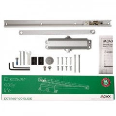 Доводчик дверной DCTR40-100 slide AL алюминий Доводчик дверной DCTR40-100 slide AL алюминий