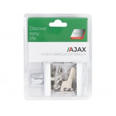 Ручка поворотная с фиксацией ключом BK6.FIX.JK CP-8 хром