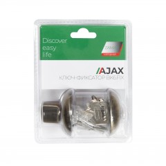 Ручка поворотная с фиксацией ключом BK6.FIX.JR AB-7 бронза Ручка поворотная с фиксацией ключом BK6.FIX.JR AB-7 бронза